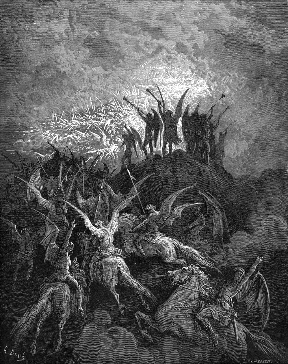 Le Paradis perdu : Les anges rebelles - Gustave Dore