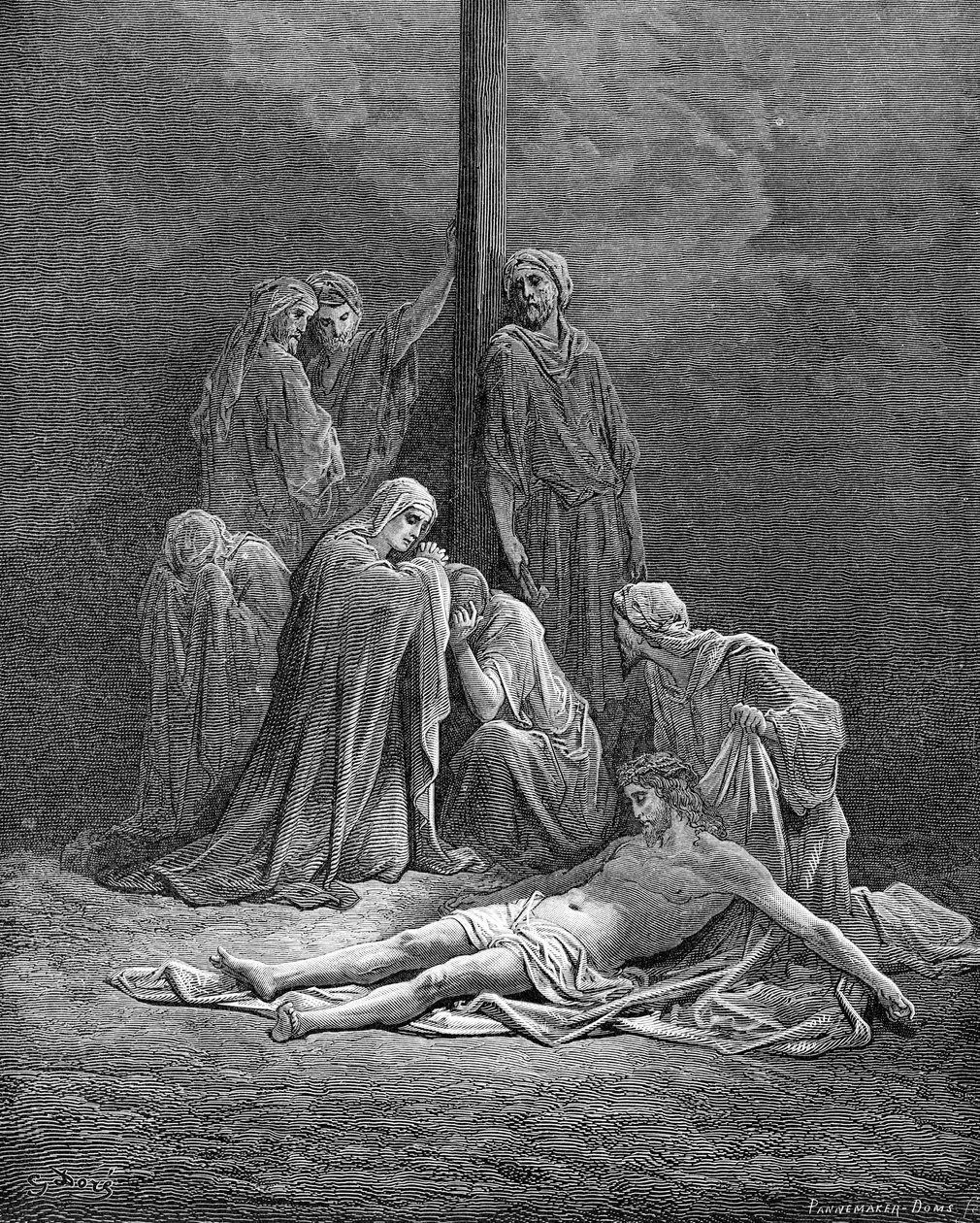 Le Christ mort - Gustave Dore
