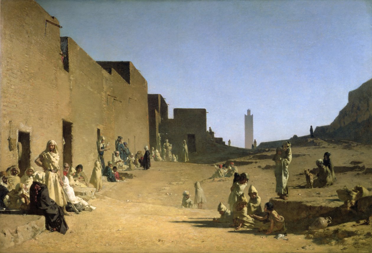 Laghouat dans le Sahara algérien, 1879 - Gustave Guillaumet