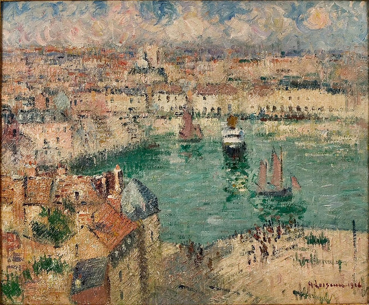 Le Port de Dieppe - Gustave Loiseau