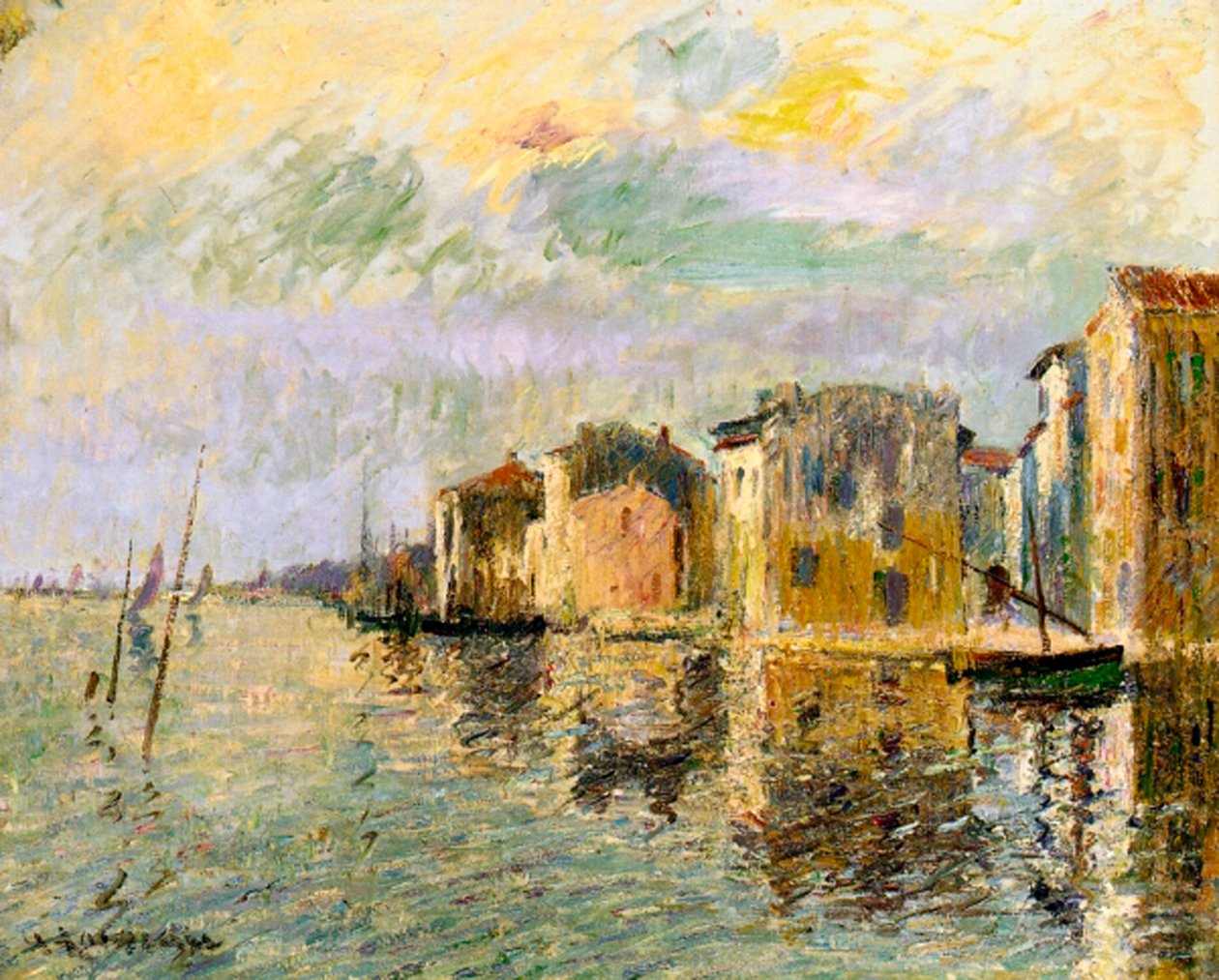 Martigues, sud de la France - Gustave Loiseau