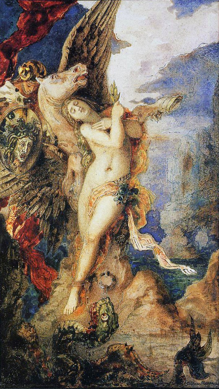 Persée et Andromède, c.1867-69 - Gustave Moreau