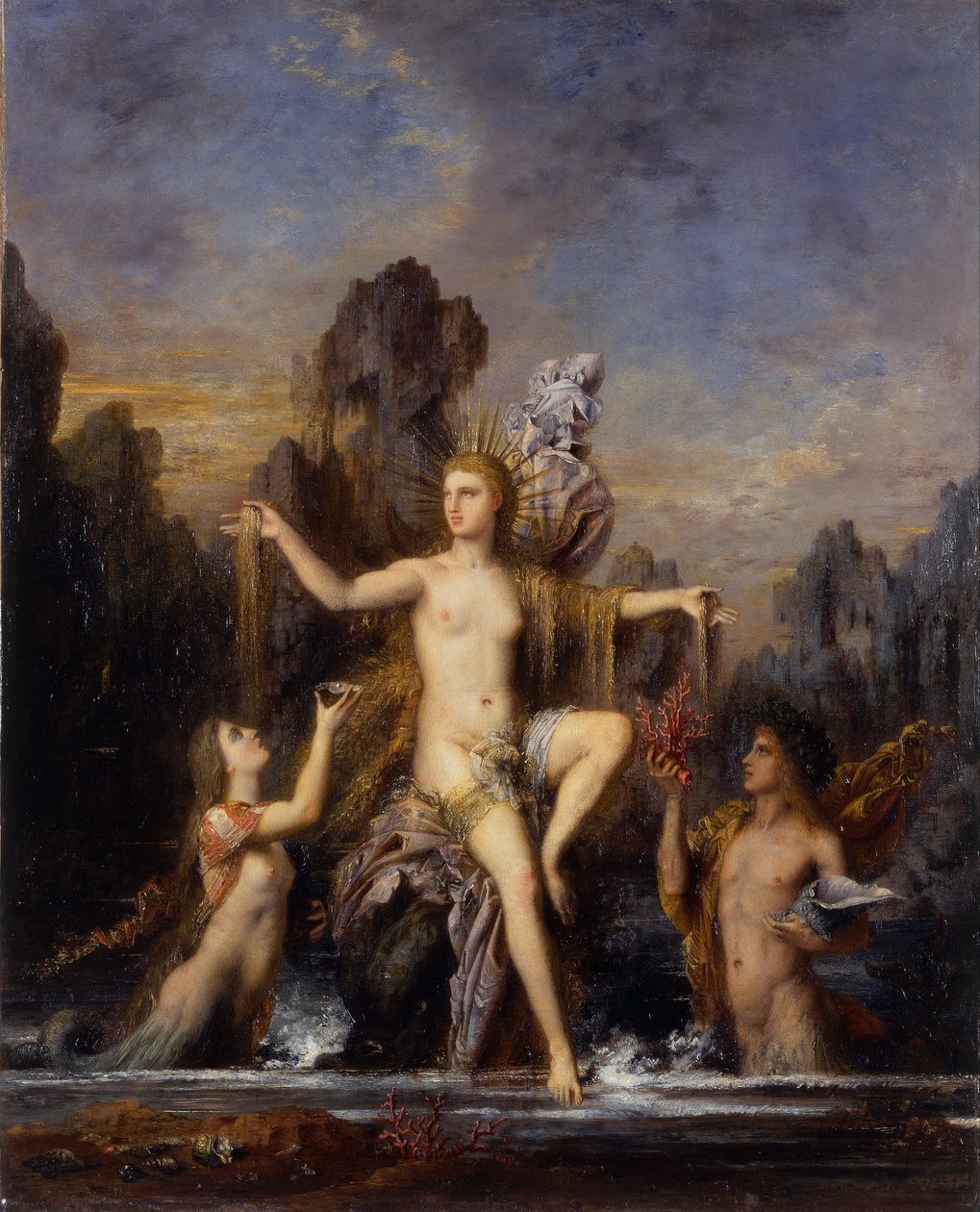 Vénus sortant de la mer - Gustave Moreau
