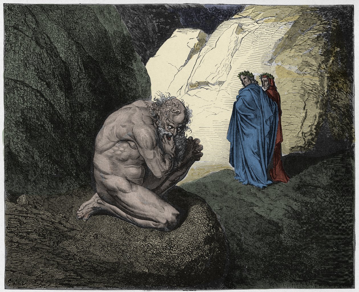 Inferno, Chant 7 : Virgile réprimande Plutus à l