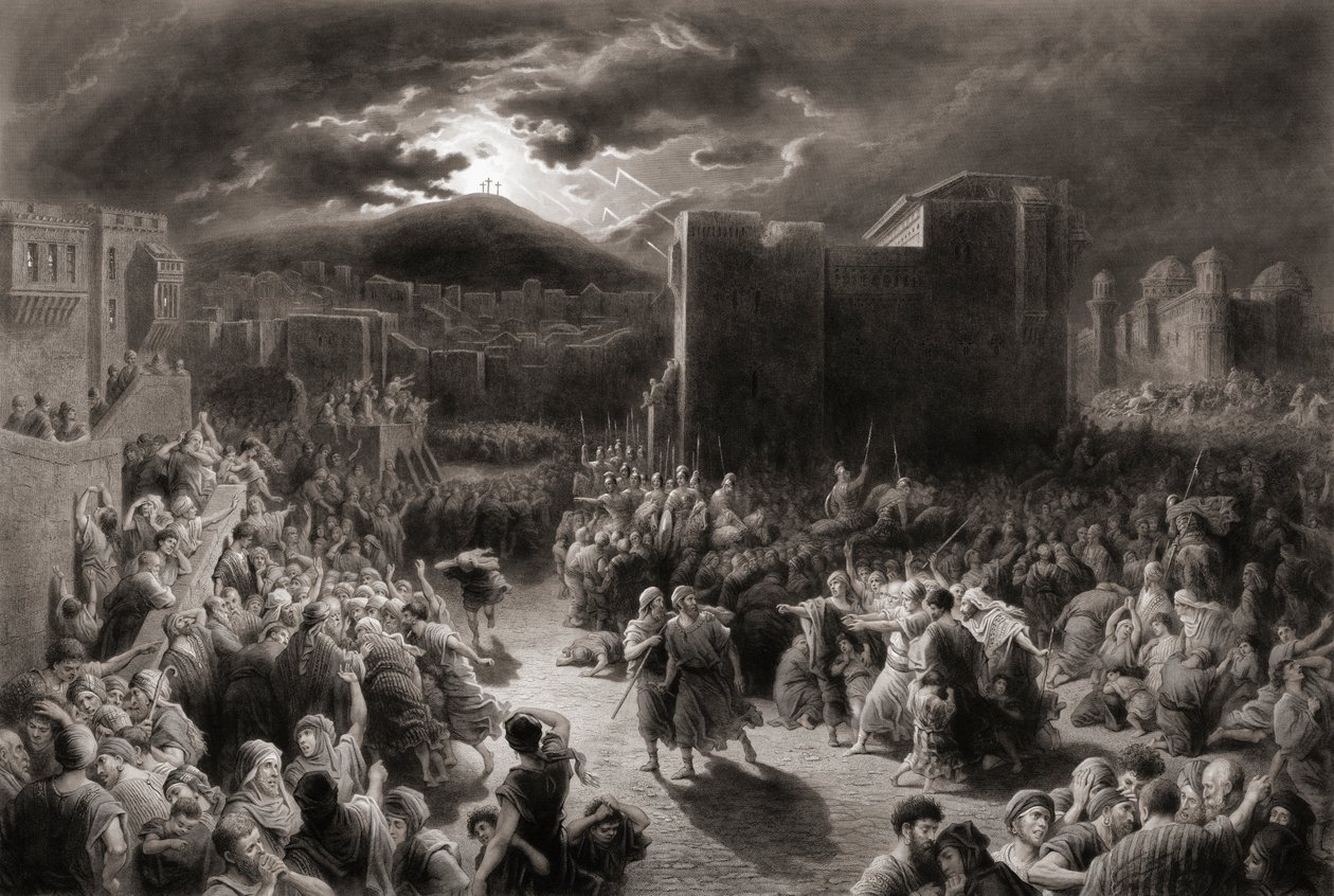 La crucifixion du Christ - Gustave (after) Dore