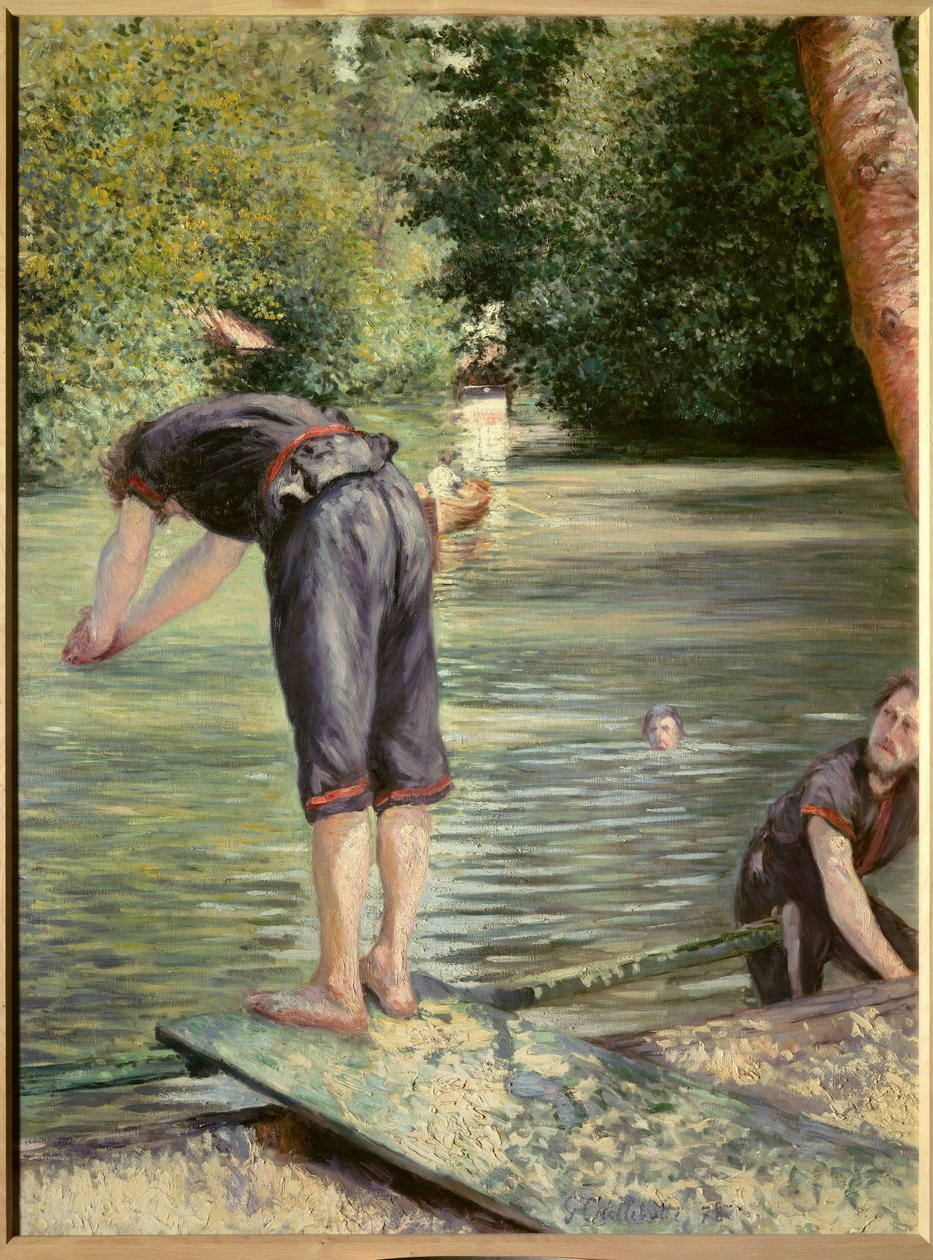 Baigneurs - Gustave Caillebotte
