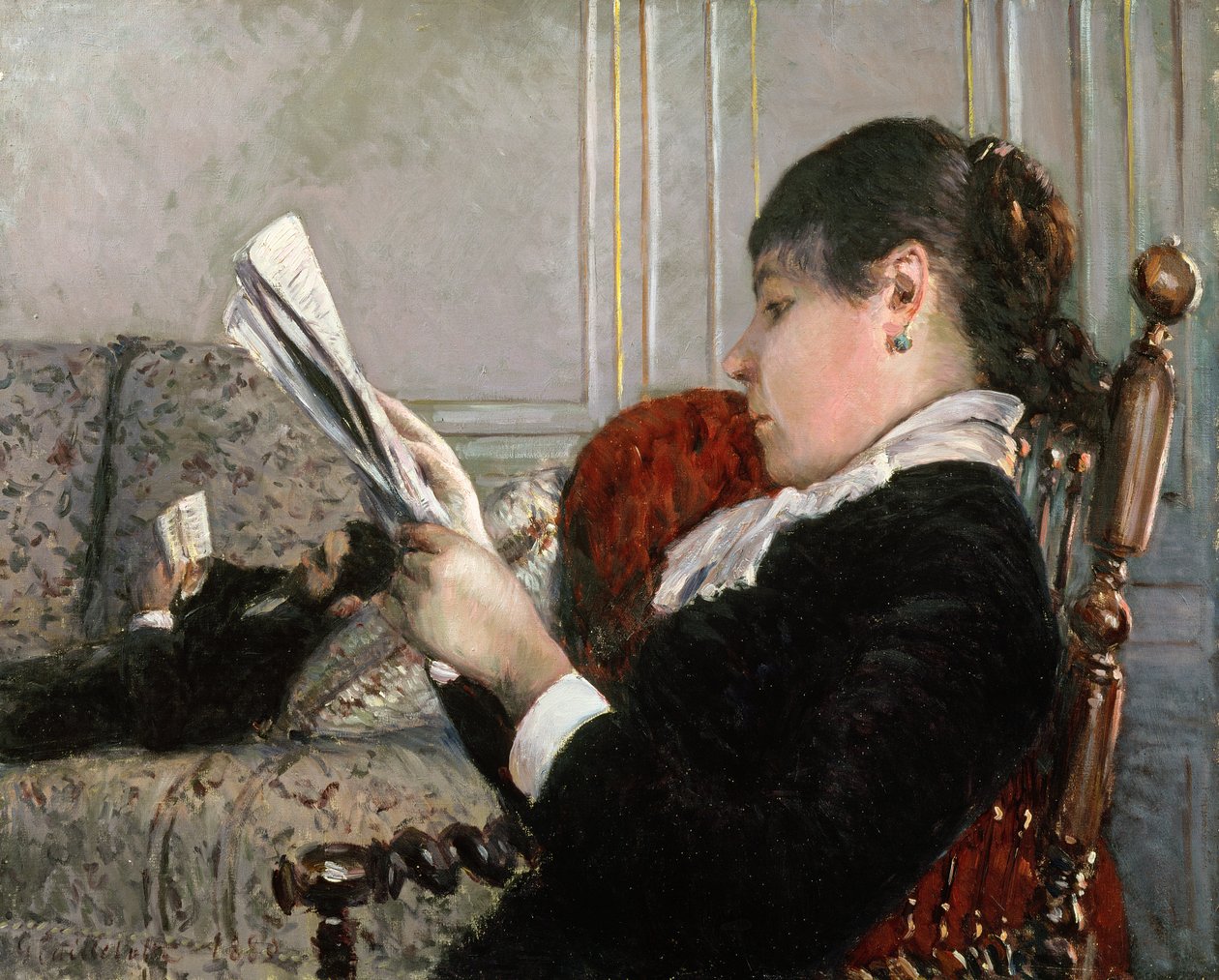 Intérieur, Femme lisant, 1880 - Gustave Caillebotte