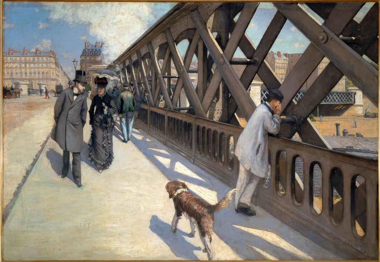 Le Pont de l’Europe - Gustave Caillebotte