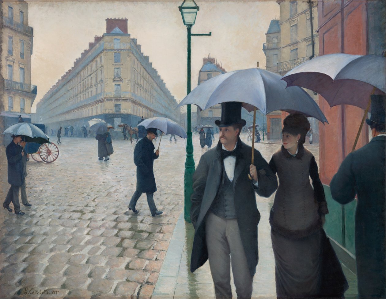 Rue de Paris ; jour de pluie - Gustave Caillebotte