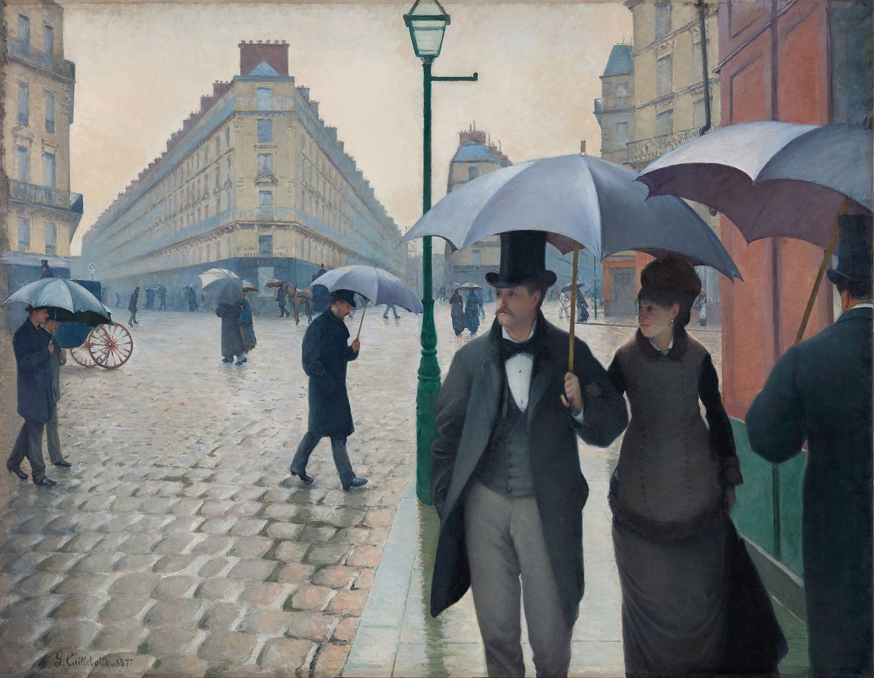 Rue de Paris, temps de pluie - Gustave Caillebotte