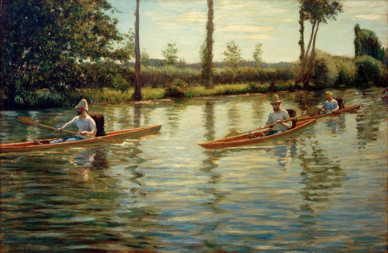Périssoires - Gustave Caillebotte