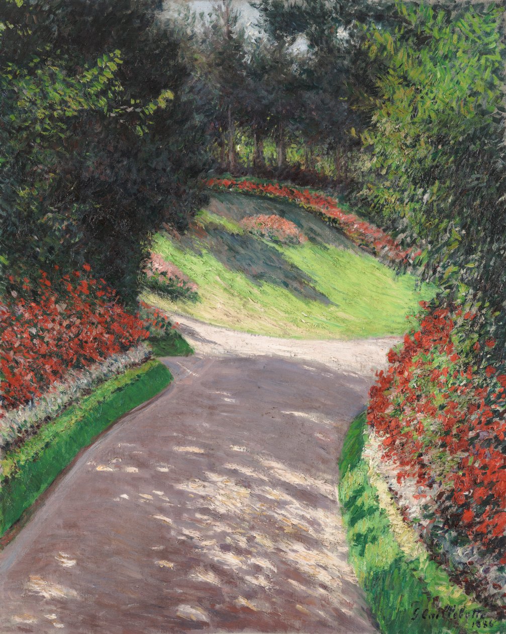 Le chemin dans le jardin - Gustave Caillebotte