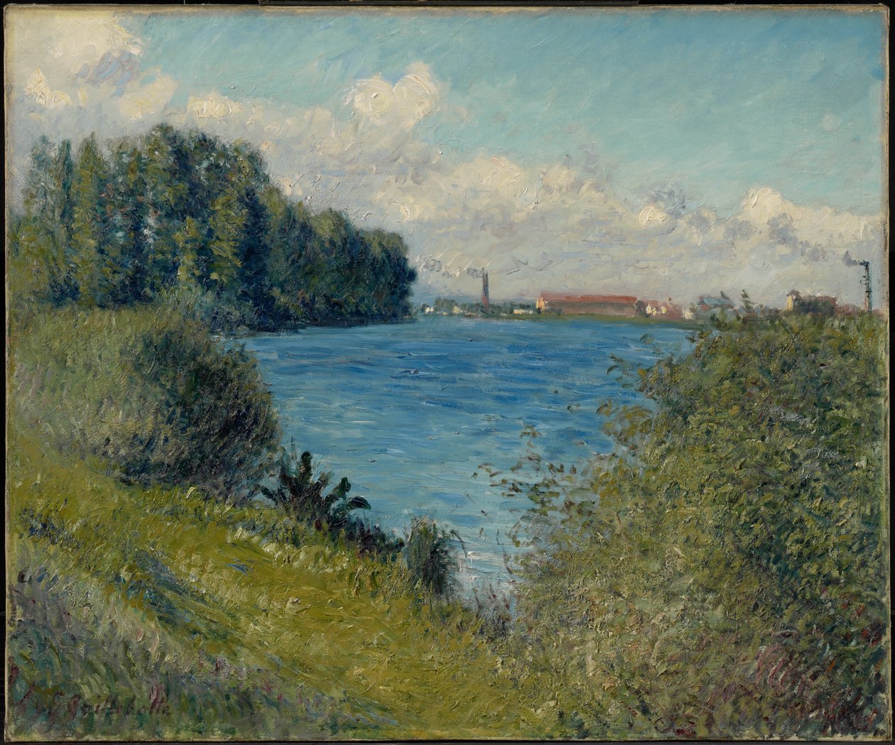 The Seine at Argenteuil - Gustave Caillebotte