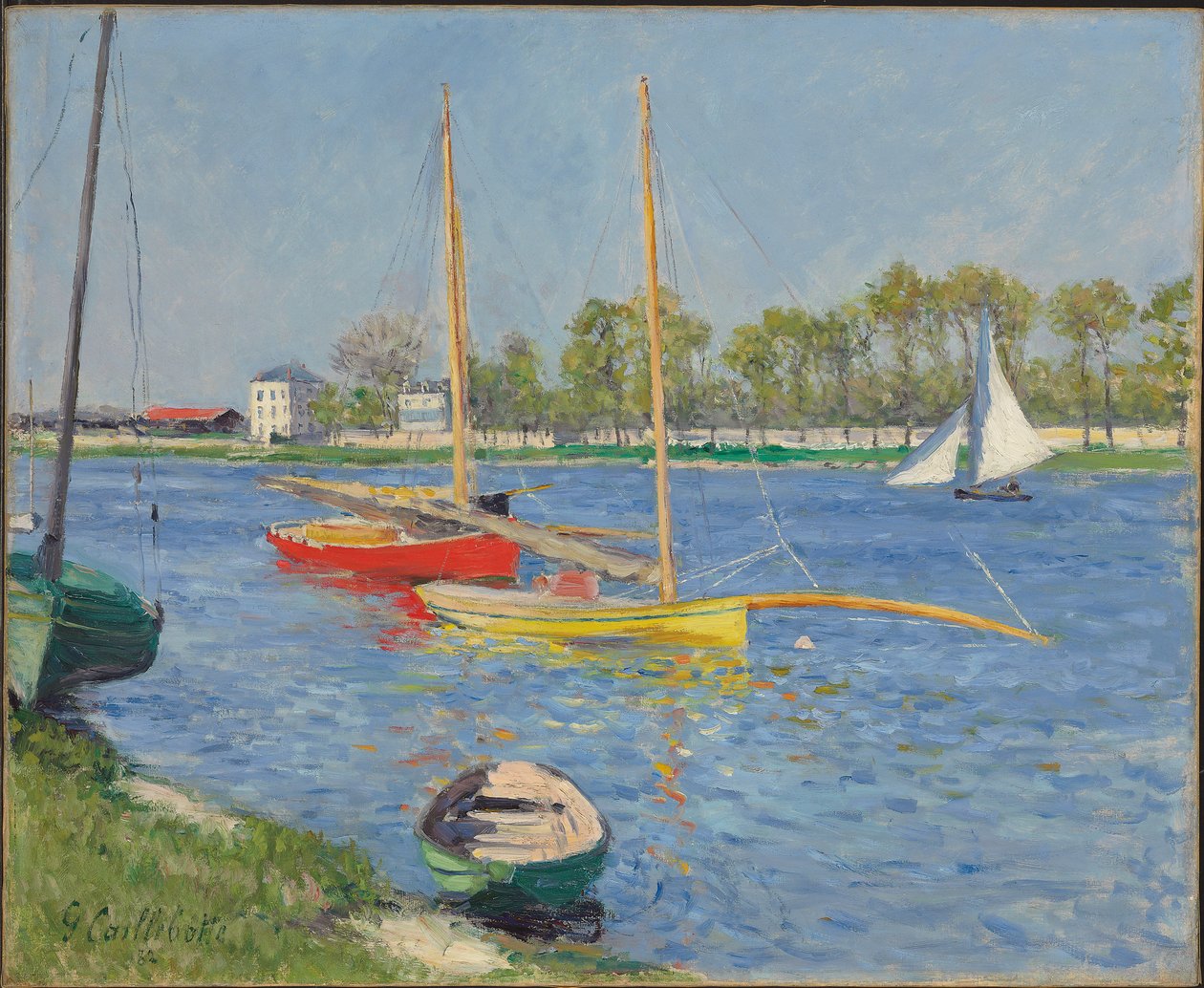 La Seine à Argenteuil, 1882 - Gustave Caillebotte