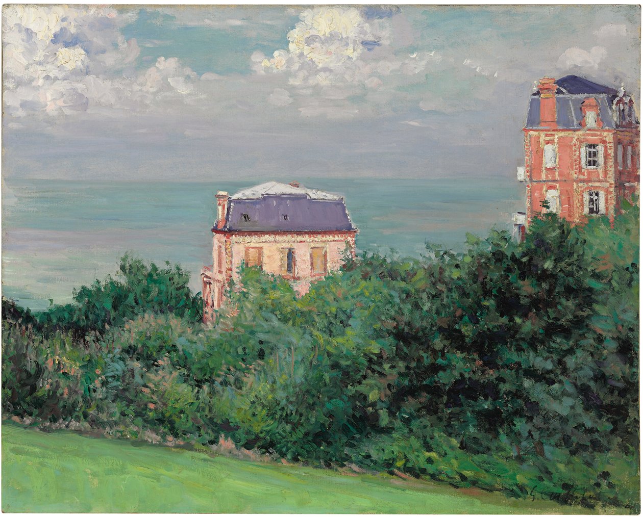 Villas à Villers-sur-Mer - Gustave Caillebotte
