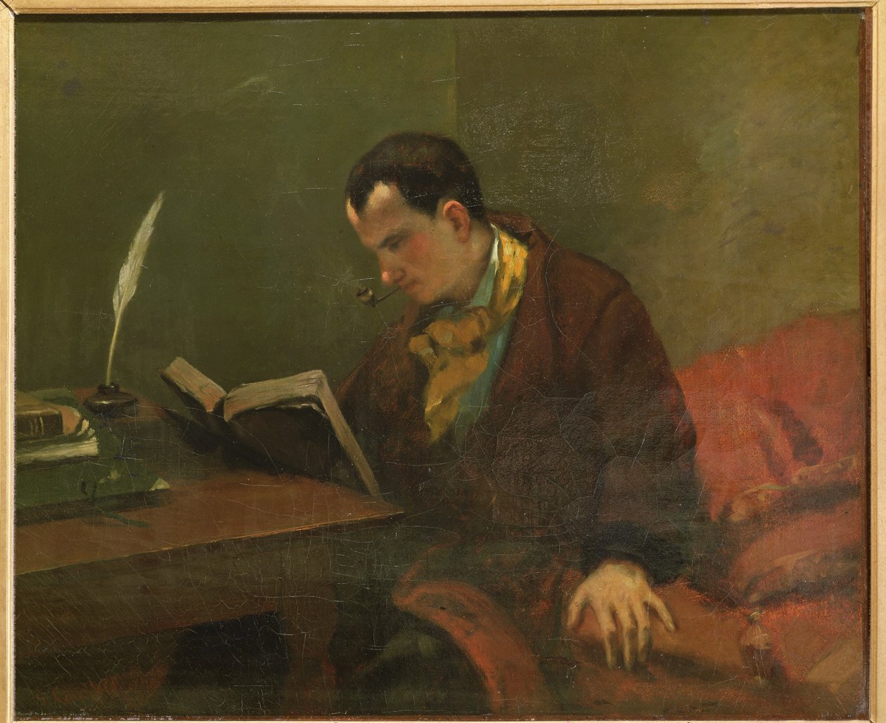 Charles Baudelaire 1821-1867, 1848 - Gustave Courbet