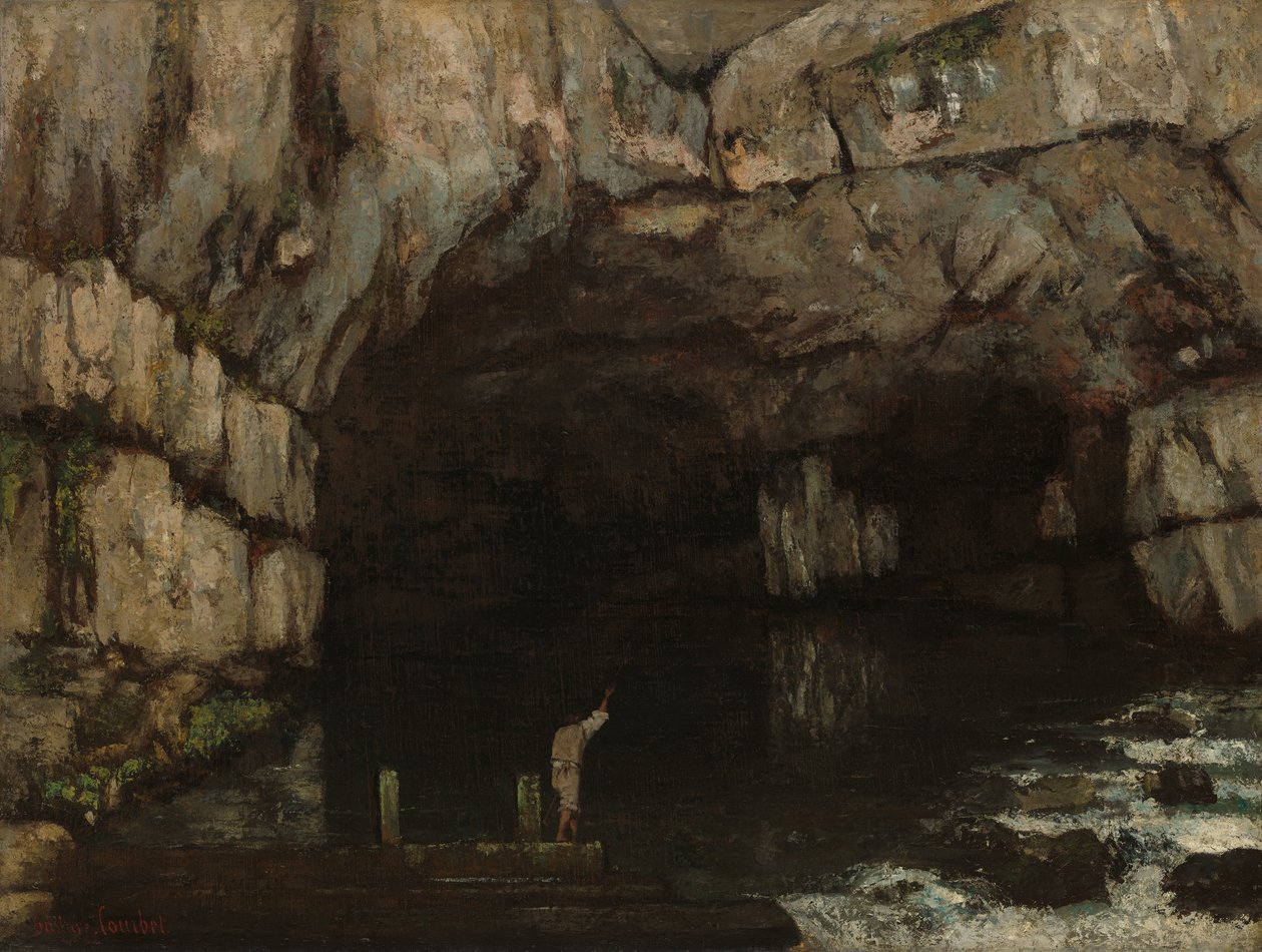 La Grotte de la Loue, 1864 - Gustave Courbet