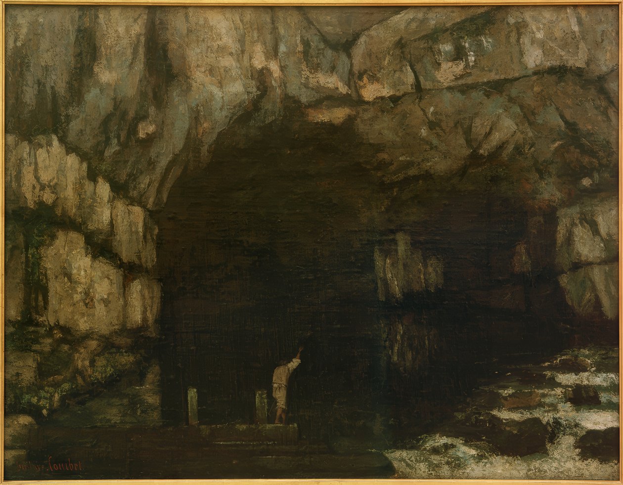 La source de la Loue - Gustave Courbet