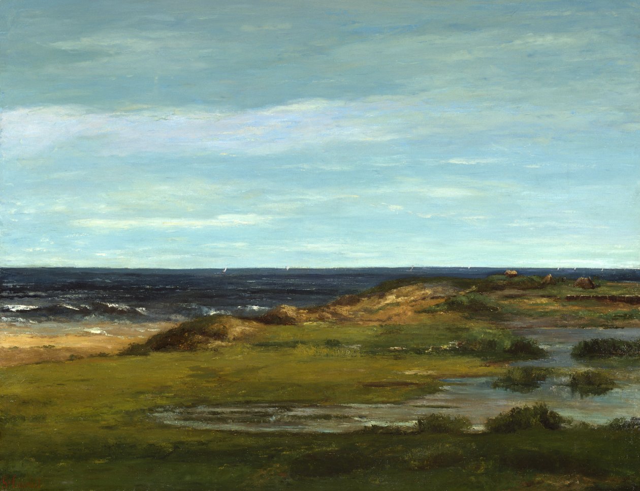 Paysage marin - Gustave Courbet