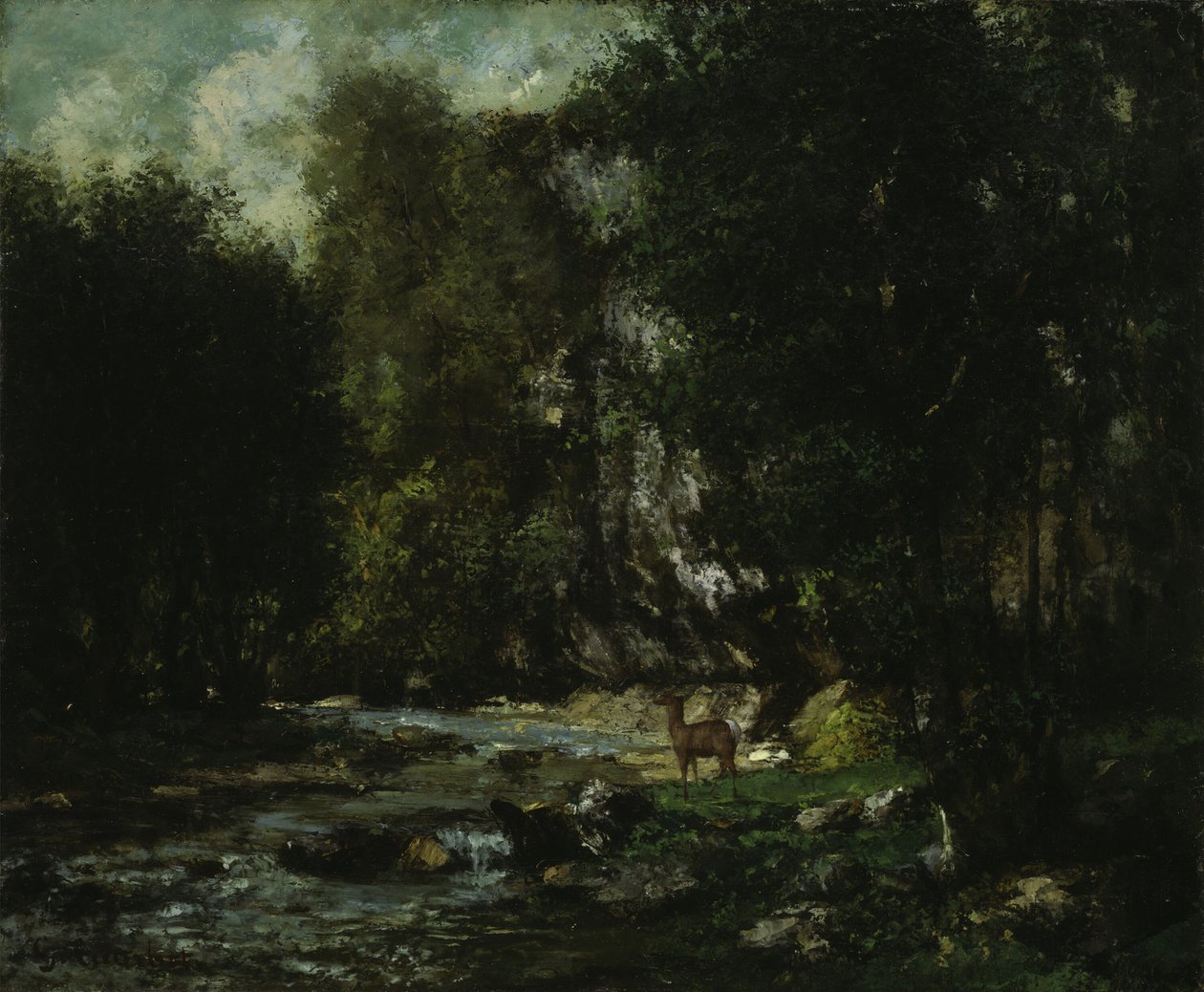 Le Ruisseau des Puits-Noir - Gustave Courbet