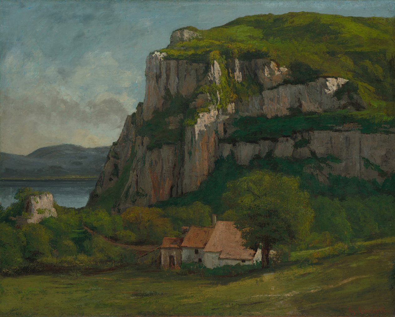 Le Rocher de Hautepierre - Gustave Courbet