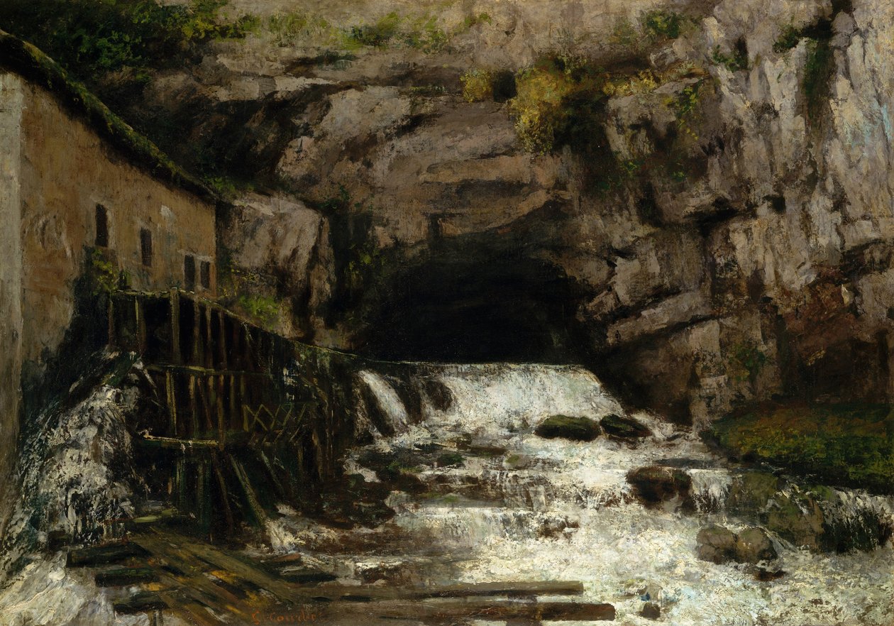 La Source de la Loue - Gustave Courbet