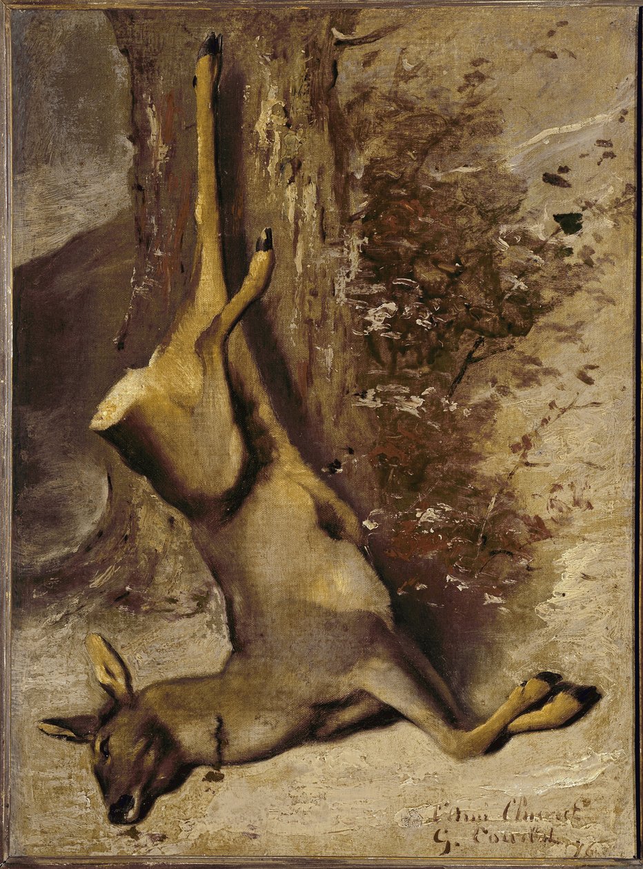 Le cerf - Gustave Courbet