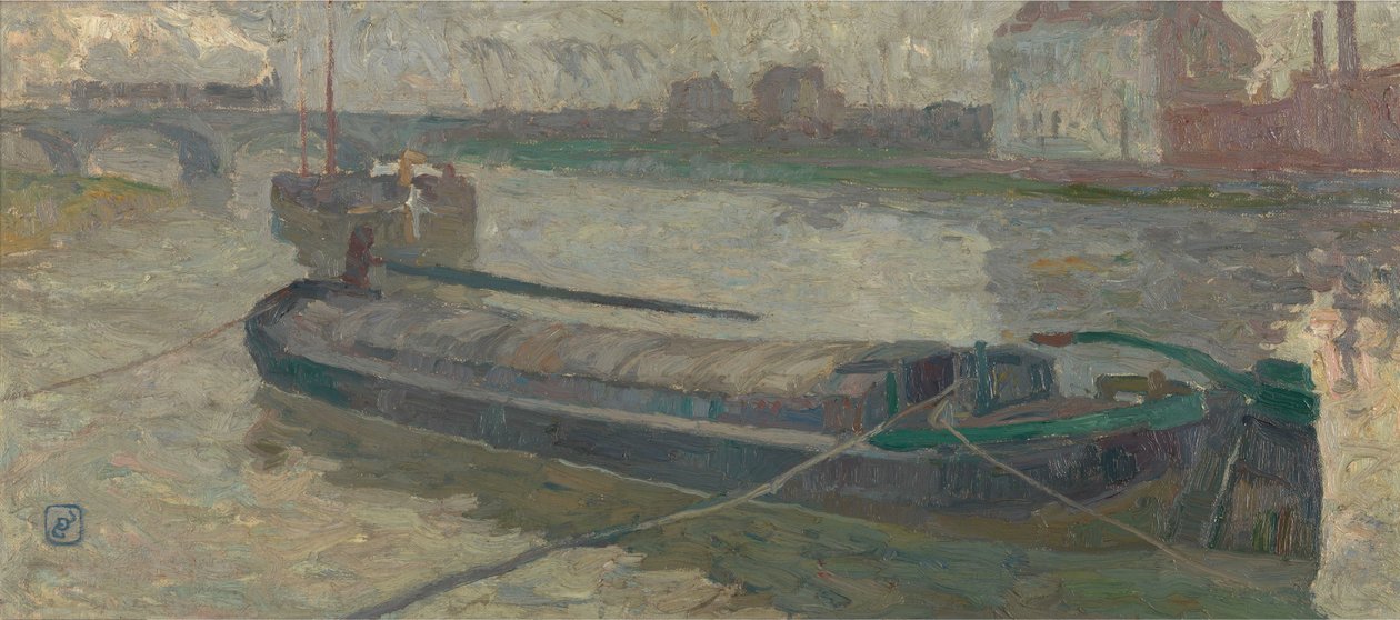 Vue du Stropbrug à Gand - Gustave de Smet