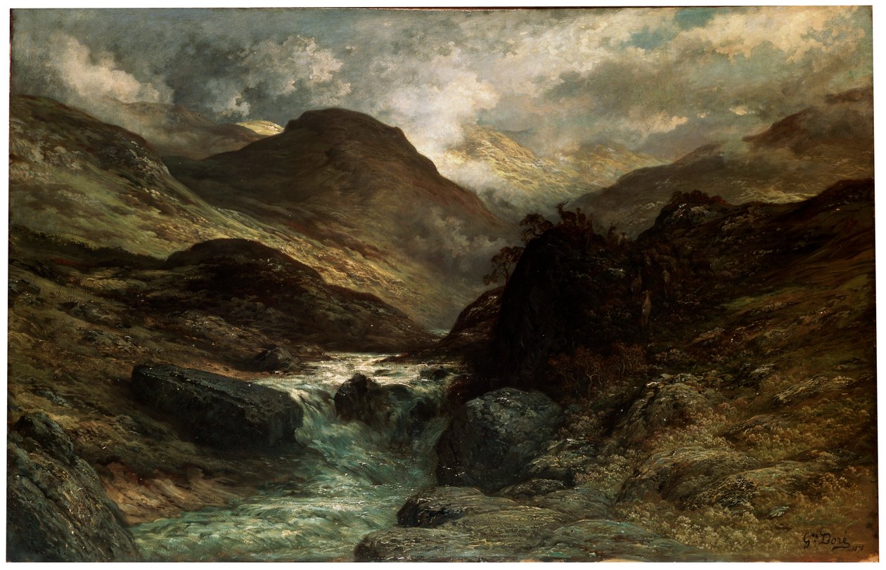 Un canyon, 1878 - Gustave Dore