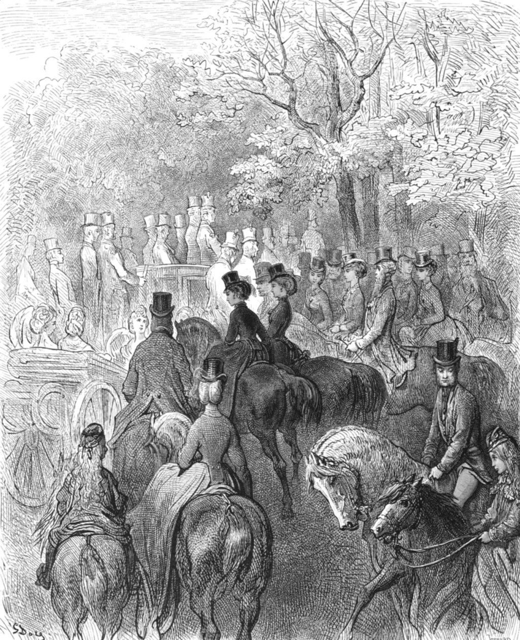 Après-midi au parc, 1872 - Gustave Dore