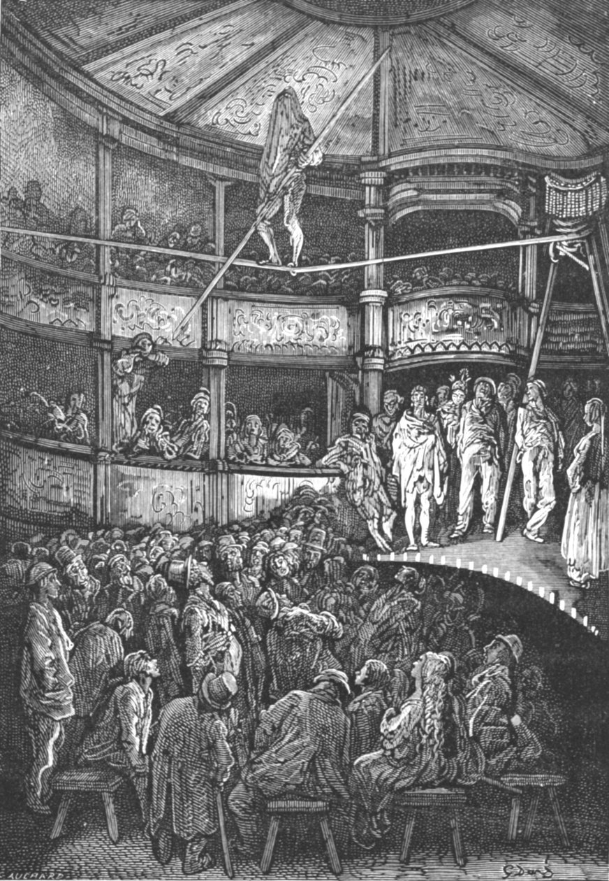 Blondin à Shoreditch, 1872 - Gustave Dore