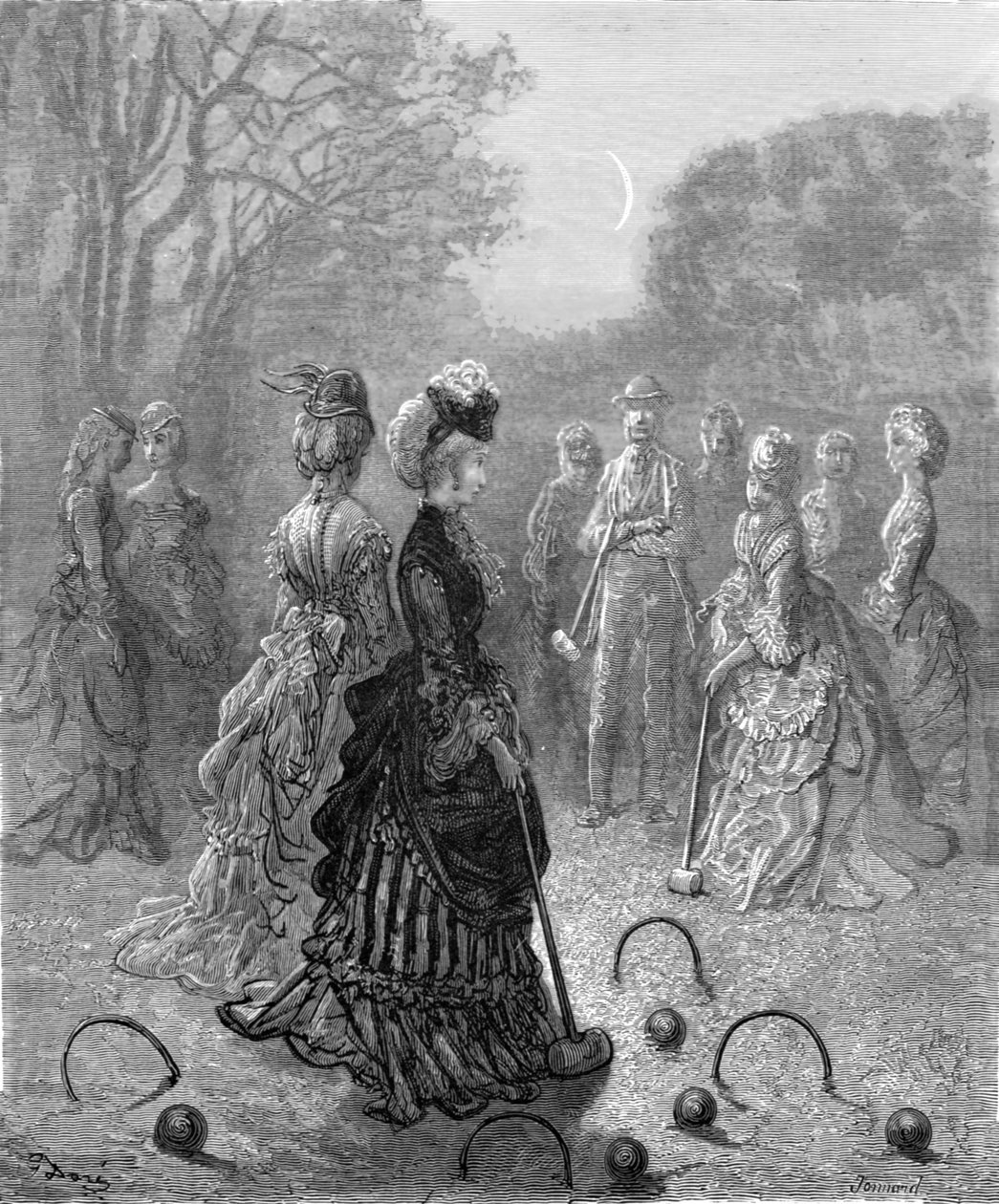 Croquet, 1872 - Gustave Dore