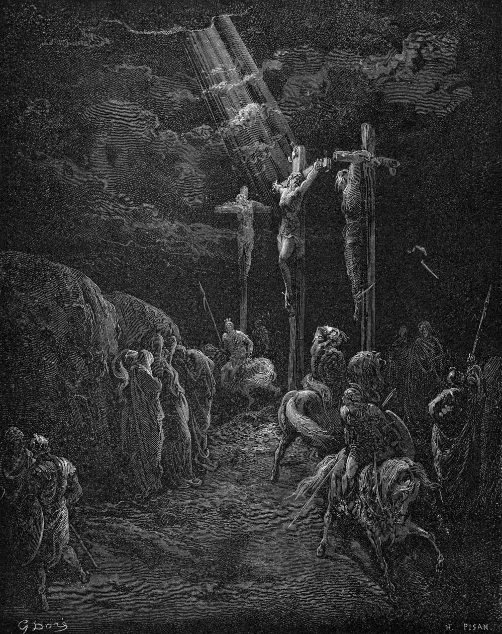 Crucifixion de Jésus - Gustave Dore