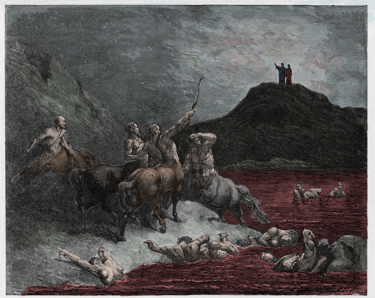 Inferno, Chant 12 : Nessus - Gustave Dore