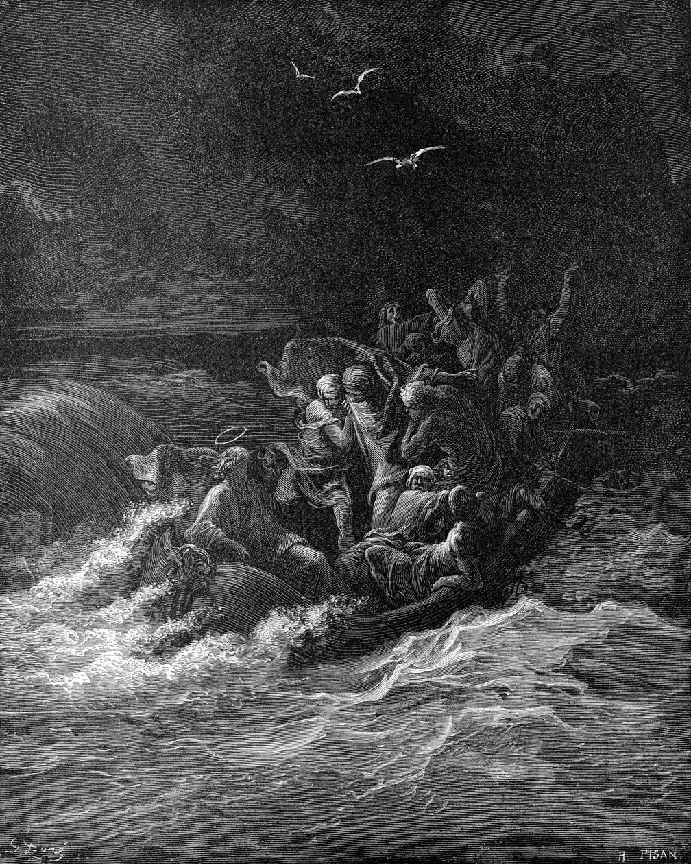 Jésus calme la tempête - Gustave Dore