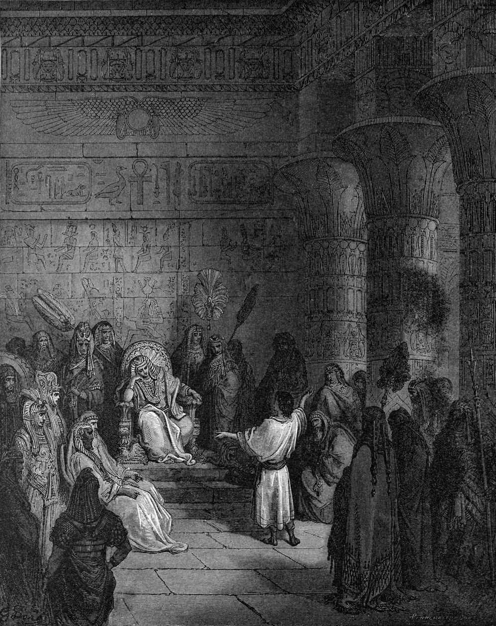 Joseph interprète le rêve de Pharaon - Gustave Dore