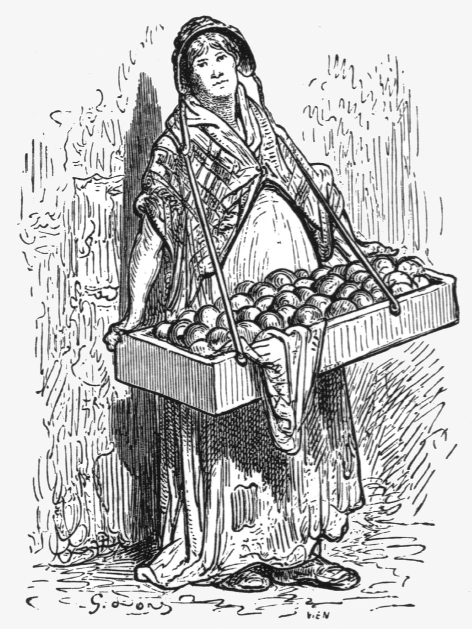 Femmes oranges, 1872 - Gustave Dore