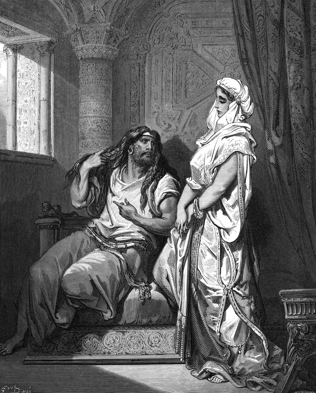 Samson et Dalila - Gustave Dore