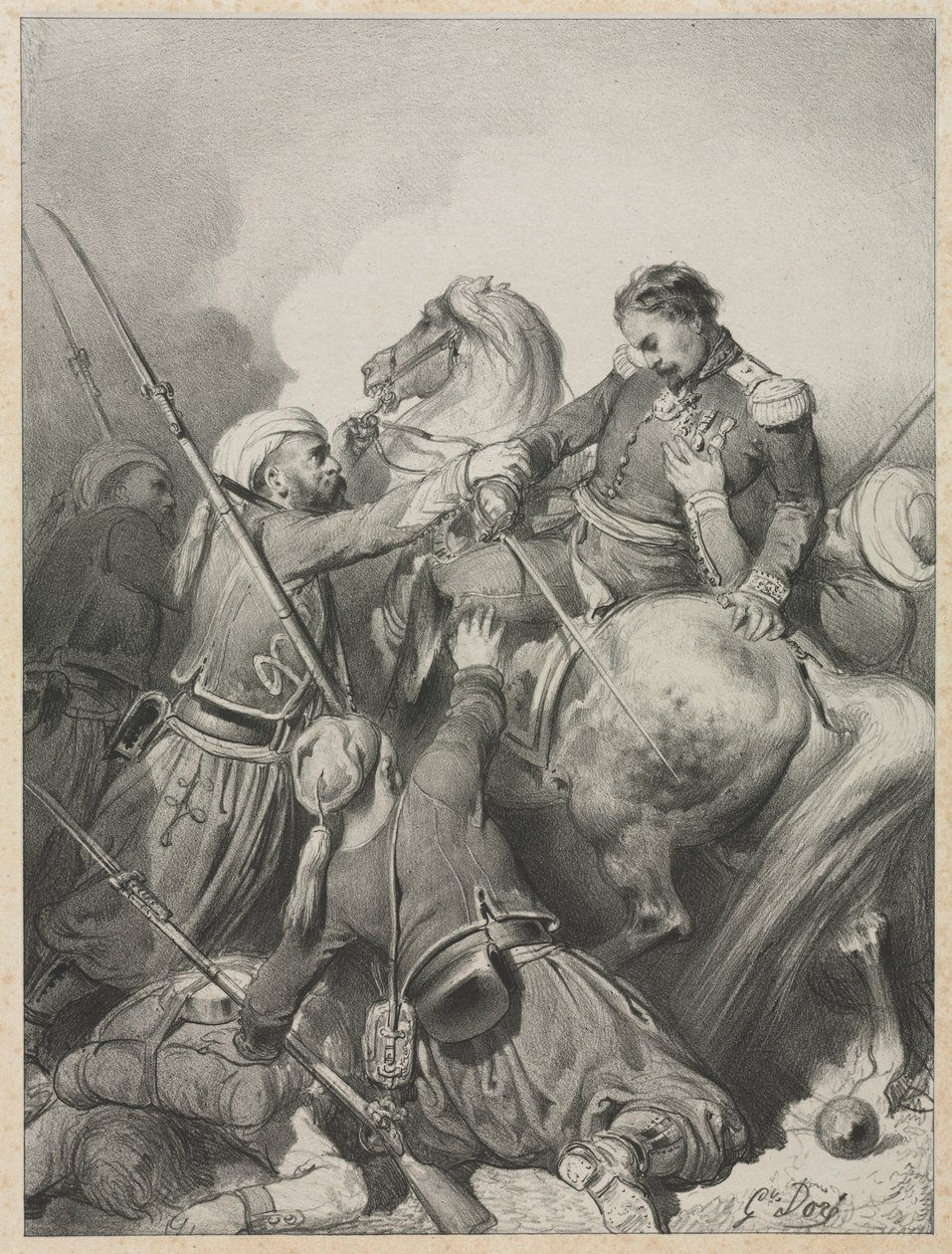 Officier sarde - Gustave Dore