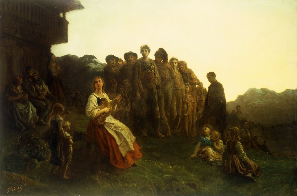 Le balladeur - Gustave Dore