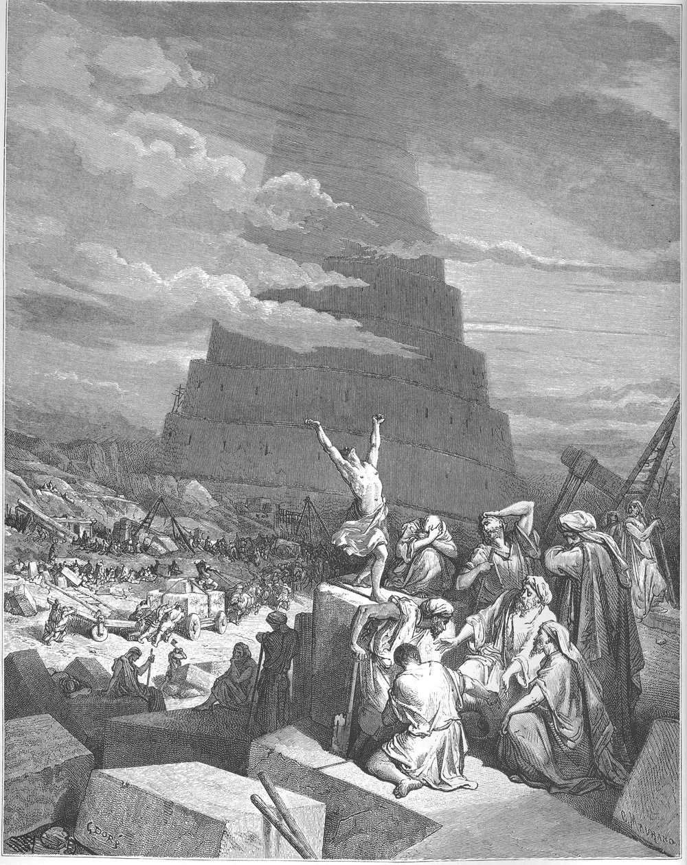 La Confusion des langues, 1897 - Gustave Dore