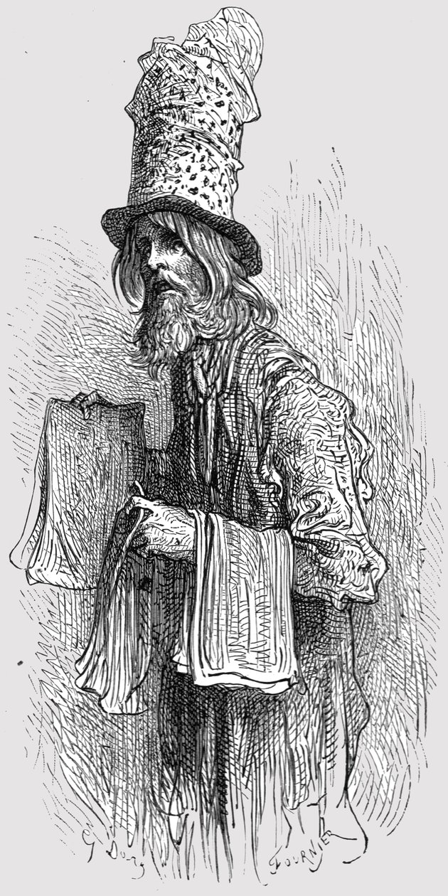 Le marchand de papier tue-mouches, 1872 - Gustave Dore
