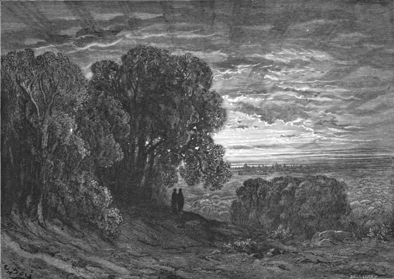 Les deux pèlerins à Highgate, 1872 - Gustave Dore