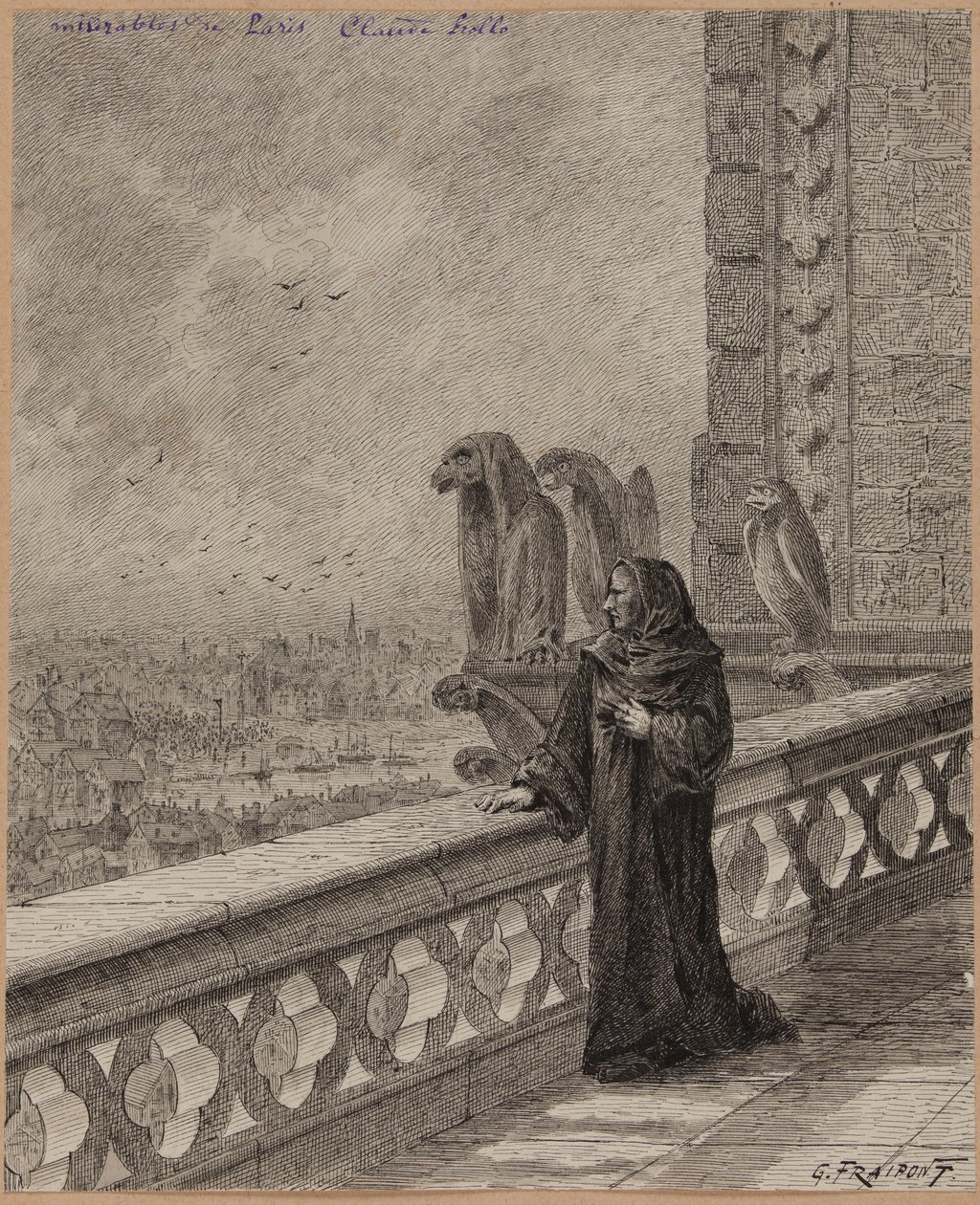 Claude Frollo. - Gustave Fraipont