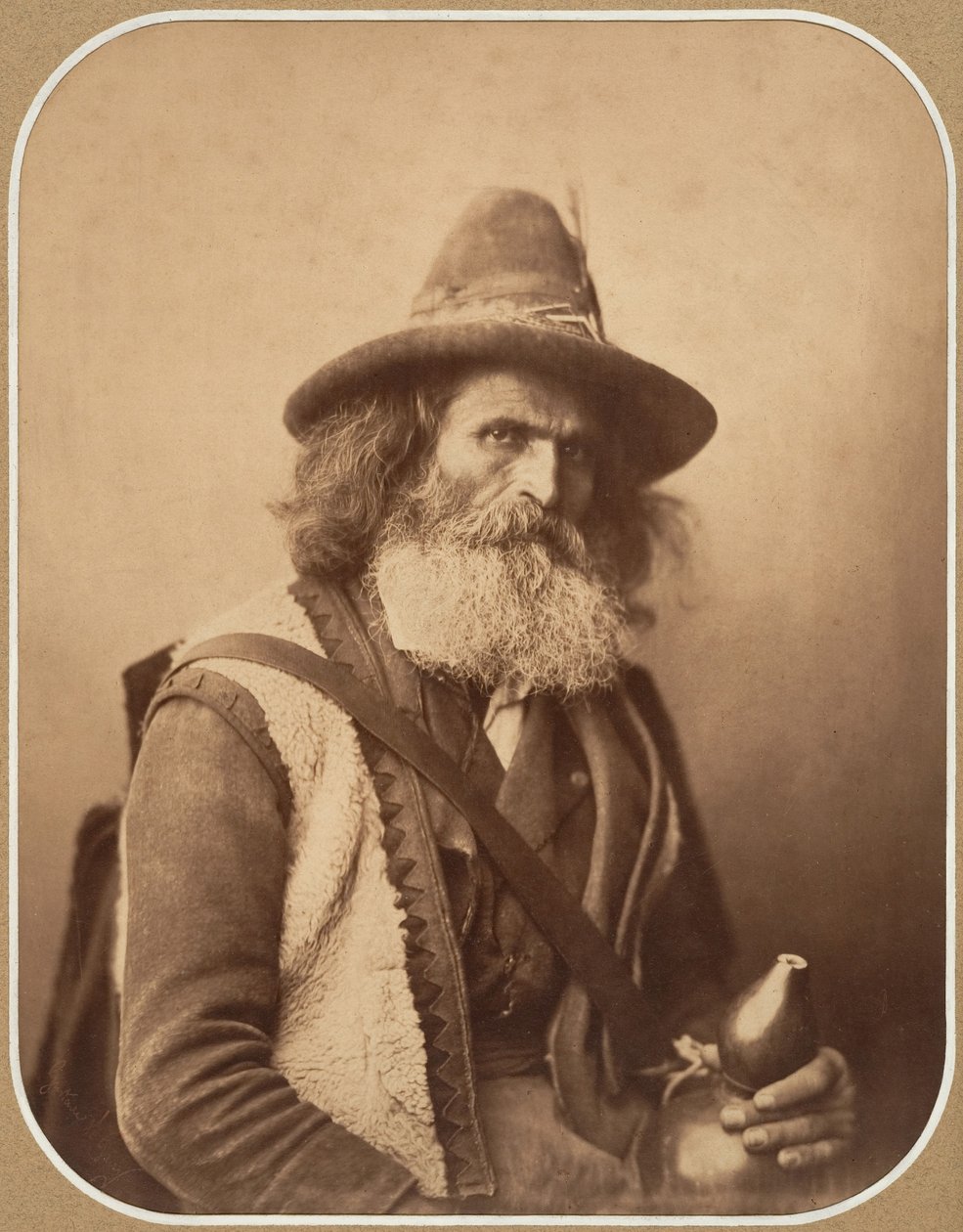 [Un musicien de rue italien], vers 1856 - Gustave Le Gray