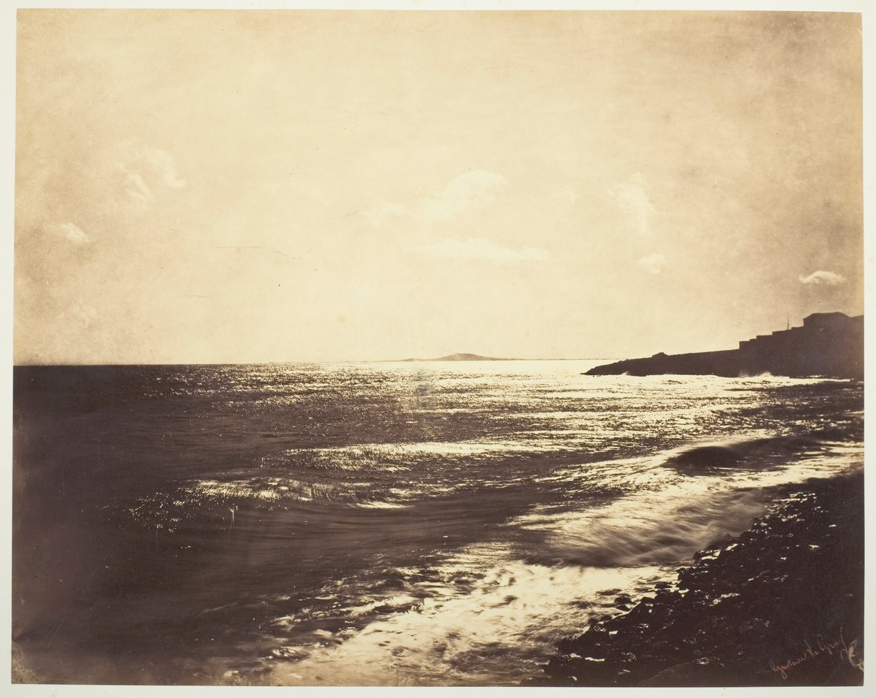 Méditerranée avec le mont Agde - Gustave Le Gray