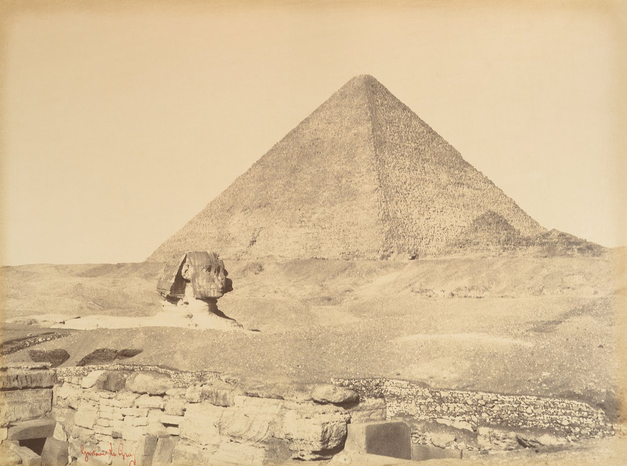 Pyramides de Gizeh - Gustave Le Gray