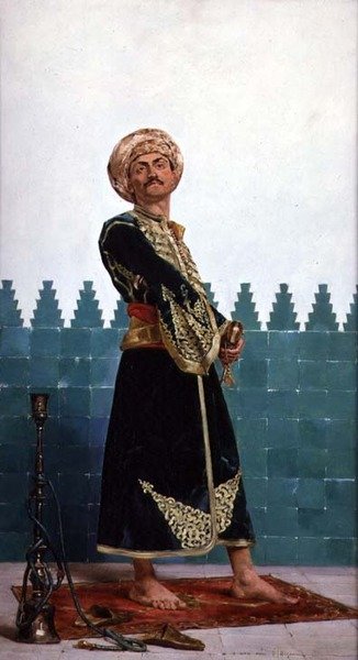 Un garde arabe - Gustave Leon Antoine Marie Popelin