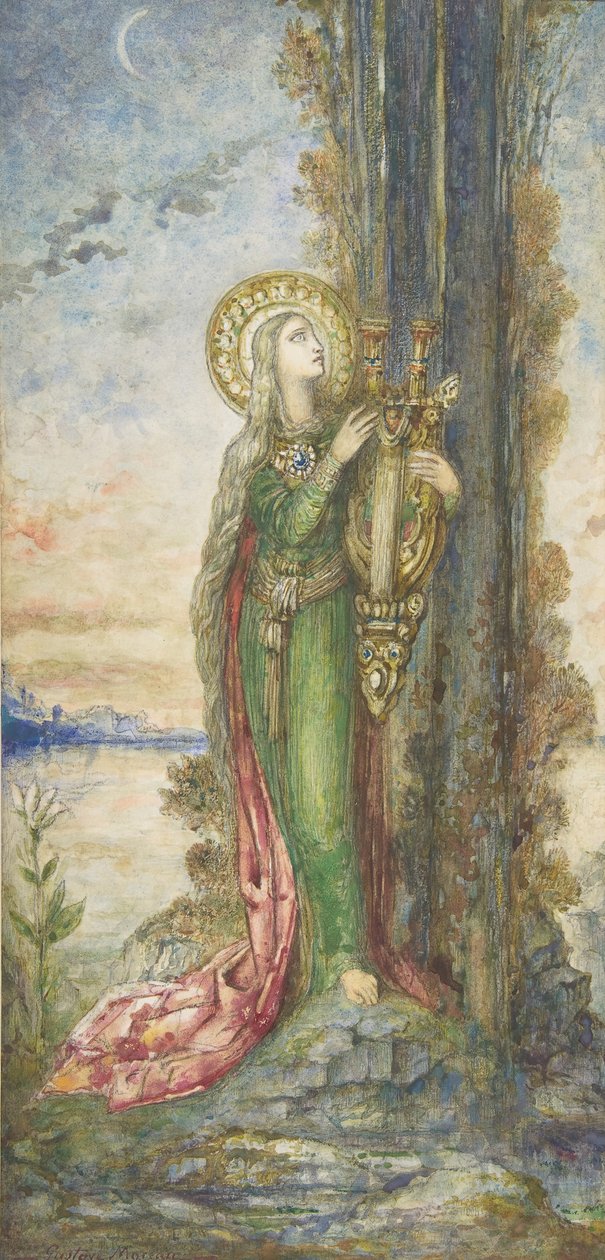 Sainte Cécile - Gustave Moreau