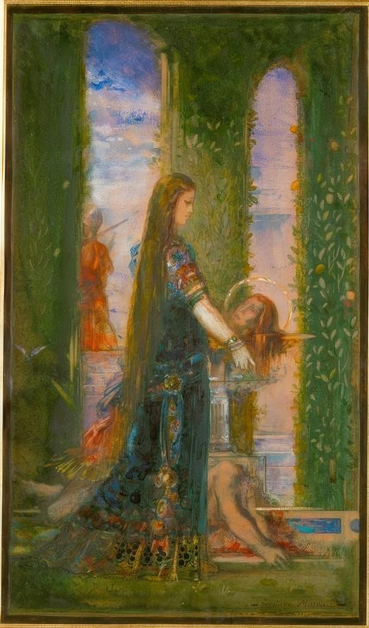Salomé au jardin - Gustave Moreau